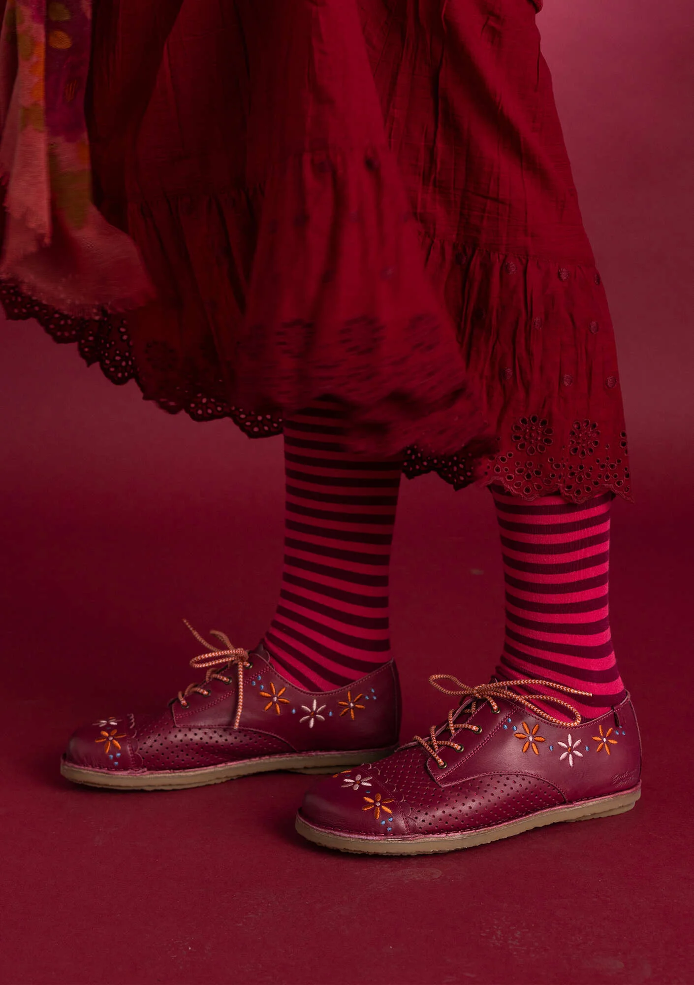 “Freja” nappa shoes