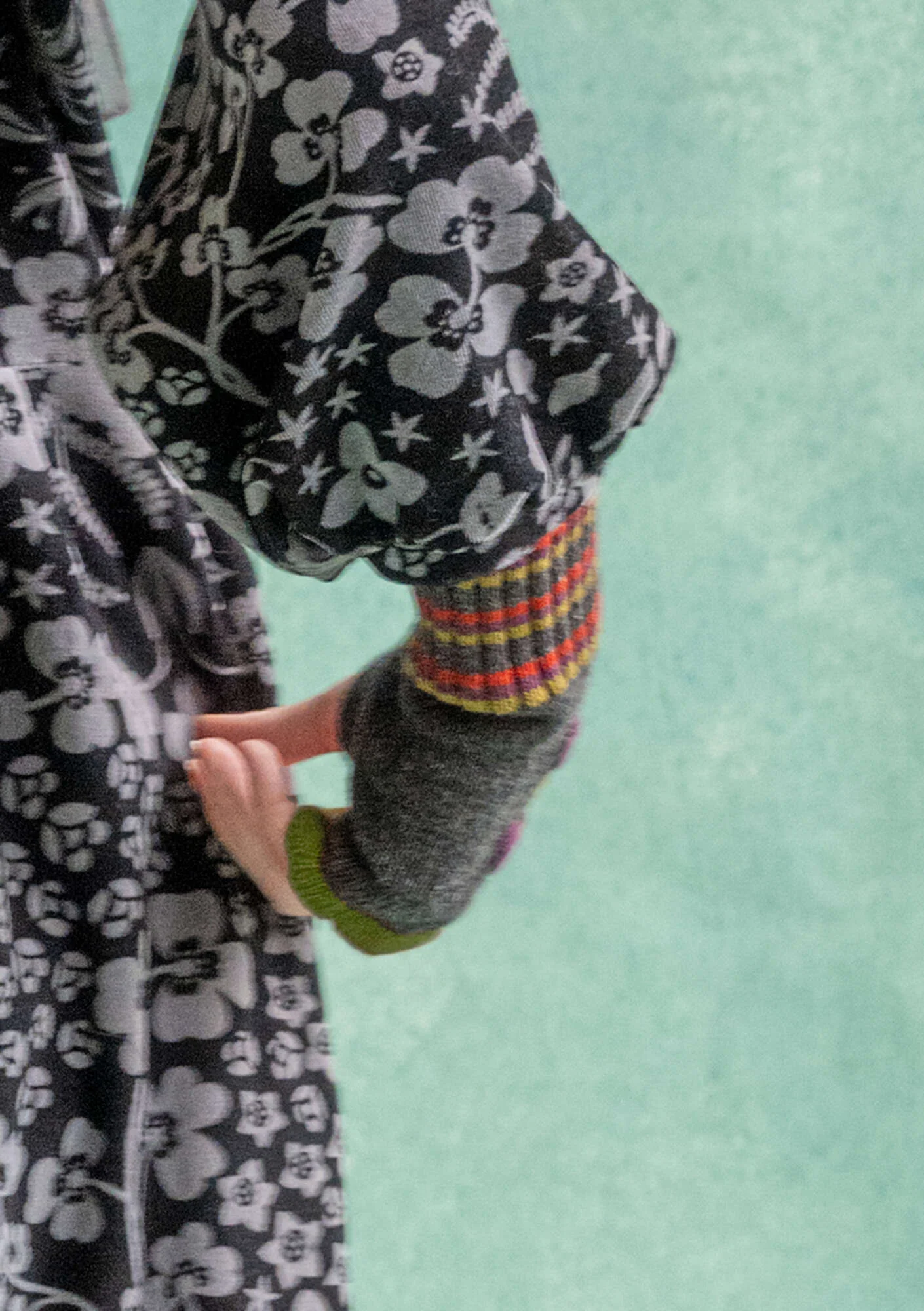 “Saga” recycled wool fingerless gloves